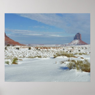 USA, Utah, Monument Valley. Sagebrush Poster