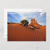 USA, Utah, Monument Valley. Wind erstellt Postkarte (Vorne/Hinten)