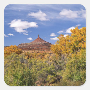 USA, Utah, nahe dem Canyonlands National Park auf Quadratischer Aufkleber