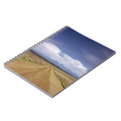 USA, Utah, Schotterwegüberfahrtlandschaft Notizblock (Linke Seite)