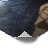 USA, Utah, Young Man liest Buch Poster (Ecke)