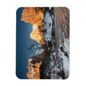 USA, Utah, Zion National Park. Bergsonnenaufgang Magnet (Vertikal)