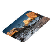 USA, Utah, Zion National Park. Bergsonnenaufgang Magnet (Linke Seite)