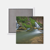 USA, Utah, Zion National Park. Die Jungfrau Magnet (Vorderseite/Rückseite)