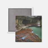 USA, Utah, Zion National Park. Landschaftlich ab 3 Magnet (Vorderseite/Rückseite)