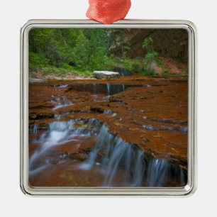 USA, Utah, Zion National Park. Landschaftlich aus Ornament Aus Metall