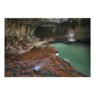USA, Utah, Zion National Park. Landschaftlich von  Fotodruck