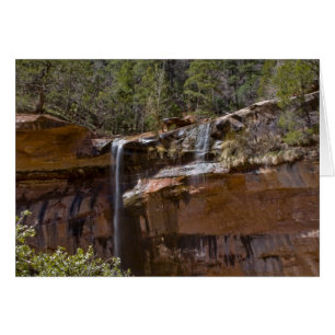 USA, Utah, Zion National Park, Wasserfälle bei