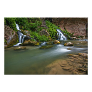 USA, Utah, Zion-Nationalpark. Der Virgin Fotodruck