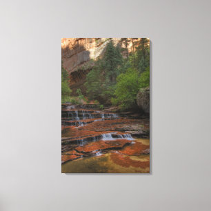 USA, Utah, Zion-Nationalpark. Landschaft vom Leinwanddruck