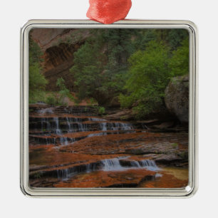 USA, Utah, Zion-Nationalpark.  Landschaft vom Silbernes Ornament