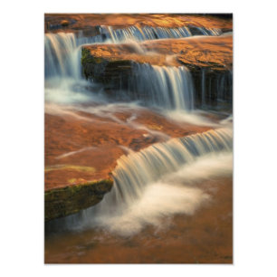USA, Utah, Zion-Nationalpark. Landschaftlich Fotodruck