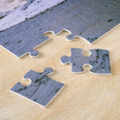 USA, Utah, Zion NP. Neuschnee bedeckt Canyon Puzzle (Seite)