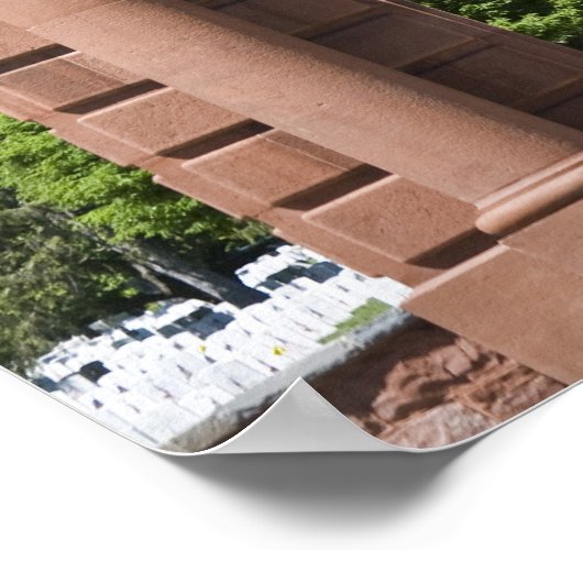 USA, VA, Arlington. McClellan Gate in Arlington Poster (Ecke)