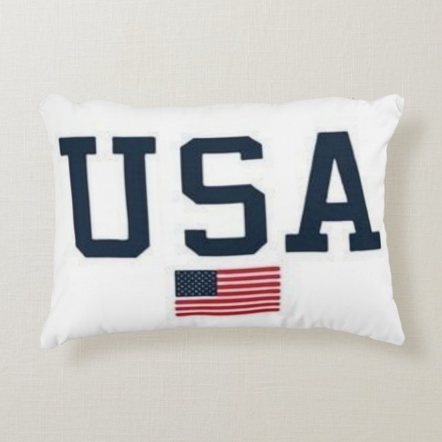 USA varsity letters American Flag Gym Sports  Dekokissen (Vorderseite)