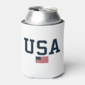 USA varsity letters American Flag Gym Sports Dosenkühler (Kanne Vorderseite)