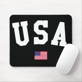 USA varsity letters American Flag Gym Sports  Mousepad