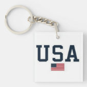 USA varsity letters American Flag Gym Sports  Schlüsselanhänger (Vorderseite)