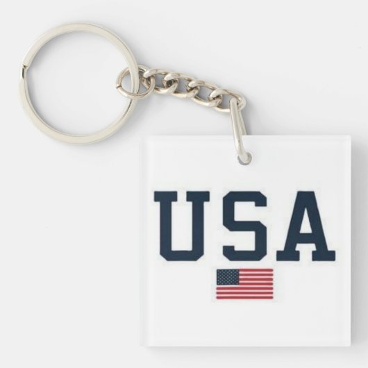 USA varsity letters American Flag Gym Sports Schlüsselanhänger (Vorderseite)