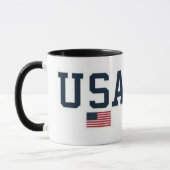 USA varsity letters American Flag Gym Sports  Tasse (Links)