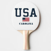 USA varsity letters American Flag Gym Sports  Tischtennis Schläger (Vorderseite)