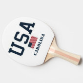 USA varsity letters American Flag Gym Sports  Tischtennis Schläger (Seitenansicht)