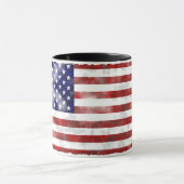 USA verblaßten nette Musterflagge Tasse (Zentrum)
