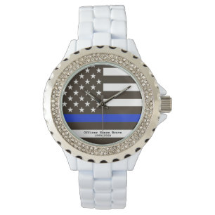 *~* USA verdünnen der Blue Armbanduhr