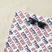 USA - Vereinigte Staaten - amerikanische Flaggenty Strandtuch (Beispiel)