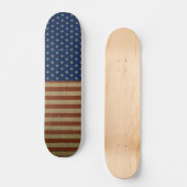 USA Vereinigte Staaten US Flagge Skateboard (Vorderseite)