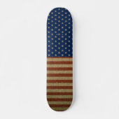 USA Vereinigte Staaten US Flagge Skateboard (Vorne)
