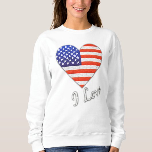USA - Vereinigter Staat Amerika Sweatshirt (Vorderseite)