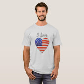 USA - Vereinigter Staat Amerika T-Shirt (Vorne ganz)