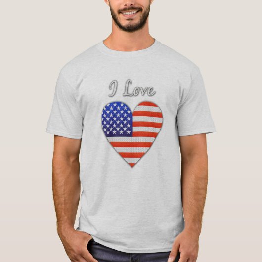 USA - Vereinigter Staat Amerika T-Shirt (Vorderseite)
