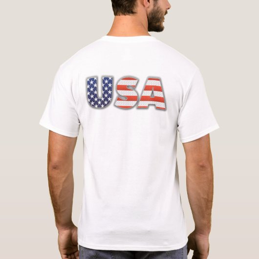 USA - Vereinigter Staat Amerika T-Shirt (Rückseite)