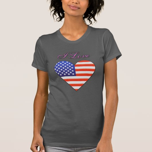 USA - Vereinigter Staat Amerika T-Shirt (Vorderseite)