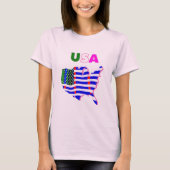 USA - Vereinigter Staat Amerika T-Shirt (Vorderseite)