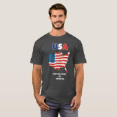 USA - Vereinigter Staat Amerika T-Shirt (Vorne ganz)