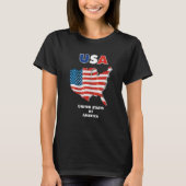 USA - Vereinigter Staat Amerika T-Shirt (Vorderseite)