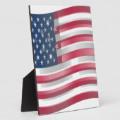 USA vereint Streifen und Sterne in kühnem Design Fotoplatte (Seite)