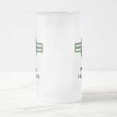 USA verfolgen "Happiness Green" Mattglas Bierglas (Mittel)