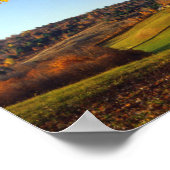 USA, Vermont. Bauernhof Landschaftlich in der Nähe Poster (Ecke)