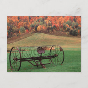 USA, Vermont, Bauernhof. Postkarte
