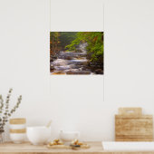 USA, Vermont, East Arlington, Flussläufe Poster (Küche)