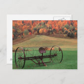 USA, Vermont, Farm. Postkarte (Vorne/Hinten)