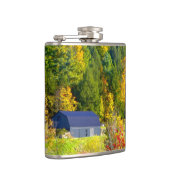 USA, Vermont. Herbstwald entlang der Autobahn 100. Flachmann (Rechts)