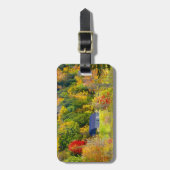 USA, Vermont. Herbstwald entlang der Autobahn 100. Gepäckanhänger (Vorderseite vertikal)