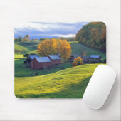 USA, Vermont, Jenne Bauernhof. Rollende grüne Mousepad (Mit Mouse)