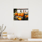 USA, Vermont. Kürbis Poster (Küche)