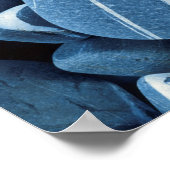 USA, Vermont, Lake Champlain, Stones Poster (Ecke)